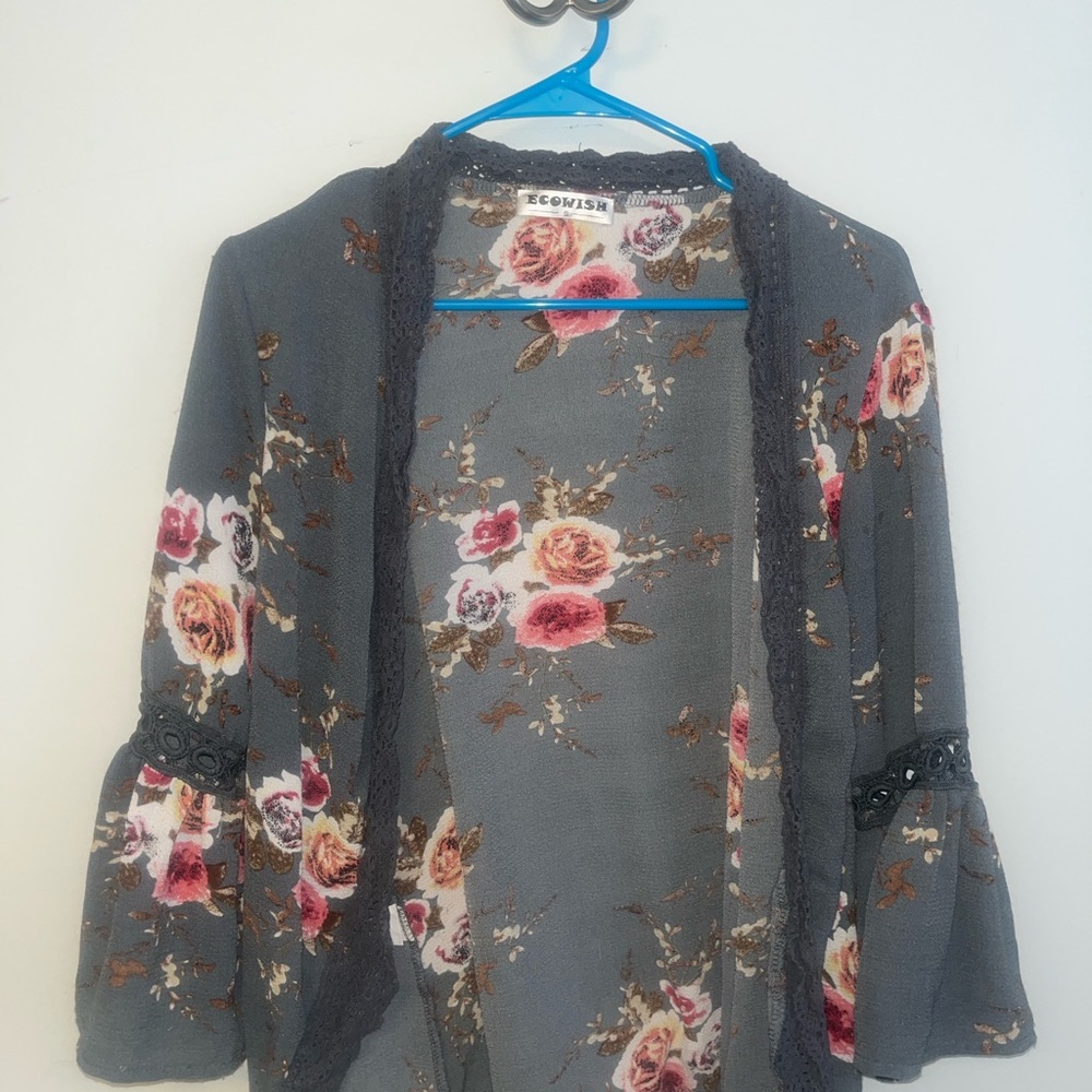 Floral Gray Jacket by